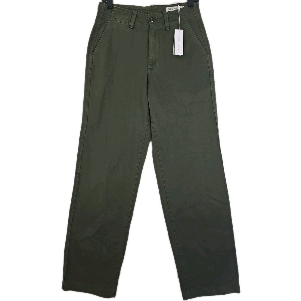 OUTERKNOWN ~Men's Size 28×32~ Olive Green Pants 100% Organic Cotton NWT $158.00